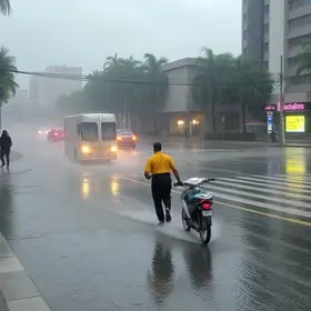 fortes chuvas em Recife