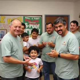 Eduardo Moura parabeniza equipe de creche municipal