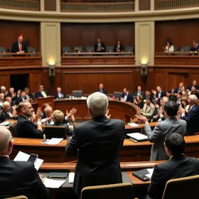 votos de aplauso em debate na Câmara